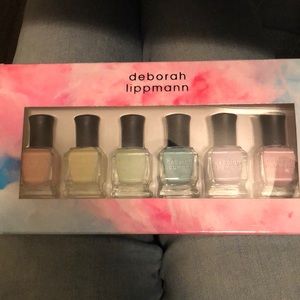 deborah lippmann macaroon color nails set